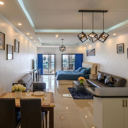 Jomtien Beachfront Stylish Studio , Stunning Seaview , Big Pool Eksteriør bilde