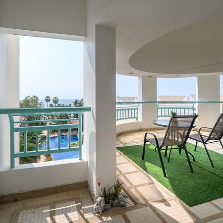 Jomtien Beachfront Stylish Studio , Stunning Seaview , Big Pool Eksteriør bilde